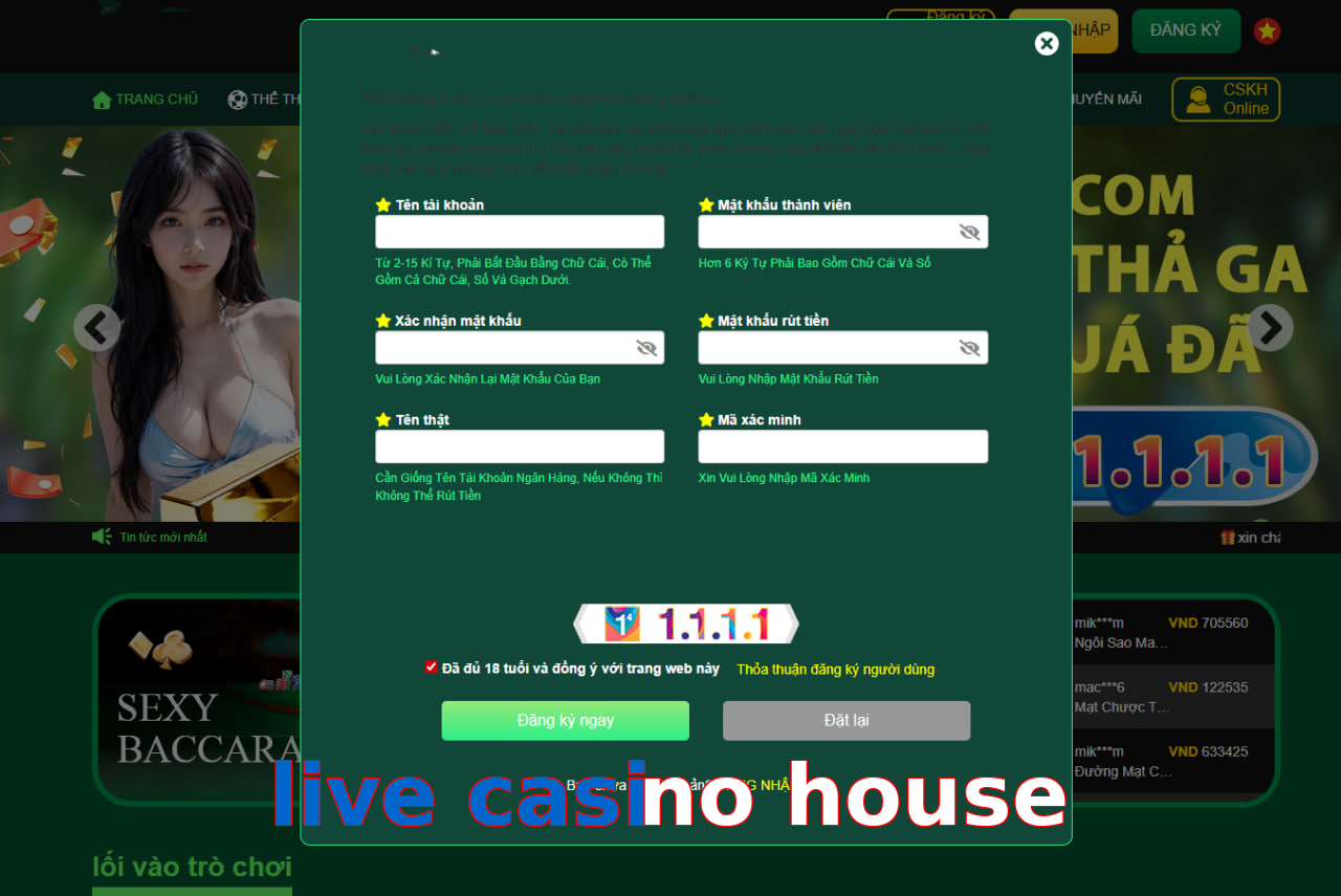 live casino house